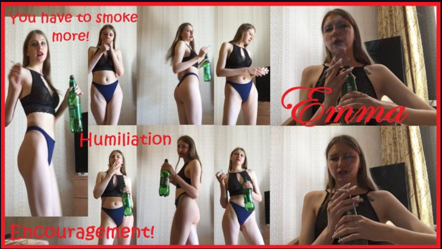 Emma: smoking encouragement and humiliation (full experience)