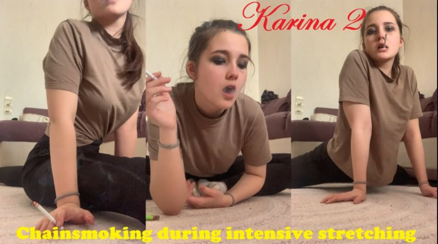 Chainsmoking during intensive stretching