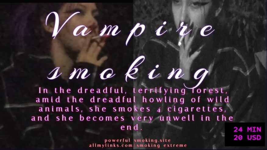 Smoking vampire