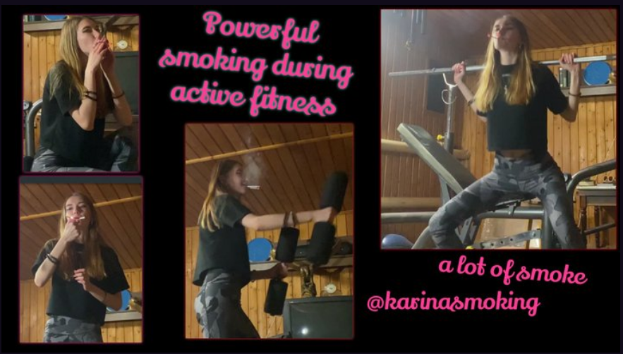 Poweful Smoking During Active Fitness