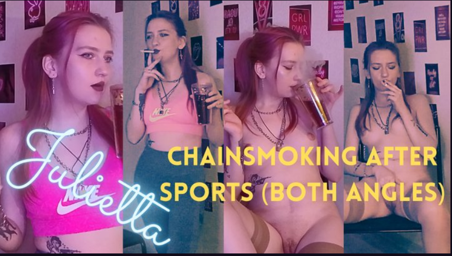 Chainsmoking After Sports (Both Angles)